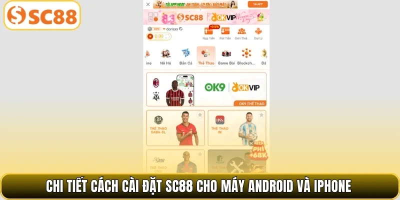 Chi tiết cách cài đặt SC88 cho máy Android và iPhone